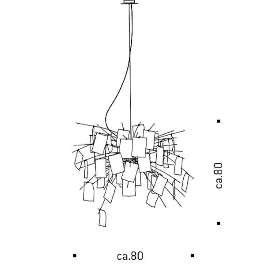 Ingo Maurer Zettel'z 6 Hanglamp Ø80 5 Ingo Maurer Zettel'z 6 Hanglamp Ø80 - Image 5