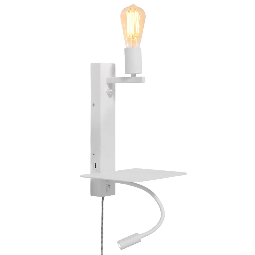 It's About Romi Florence Wandlamp Met Leeslamp Zwart 2 It's About Romi Florence Wandlamp Met Leeslamp Zwart - Image 2
