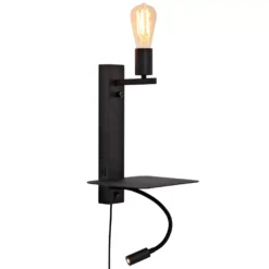 It's About Romi Florence Wandlamp Met Leeslamp Zwart