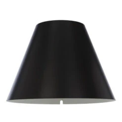 Luceplan Costanzina Lampenkap Ø26 Zwart