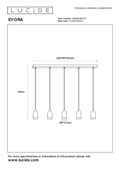 Lucide Tweedekansje - Evora 5 Cluster Hanglamp Lineair Taupe -Flos Verkoop x886x886 lucide evora 5 cluster hanglamp lineair10.jpg.pagespeed.ic .DjELnogW4h