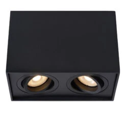 Lucide Tube 2 Spot Zwart