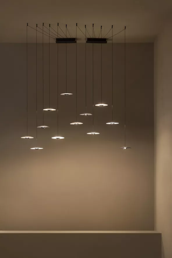 Marset Ginger Ø32 Hanglamp LED DALI Messing/wit 8 Marset Ginger Ø32 Hanglamp LED DALI Messing/wit - Image 8