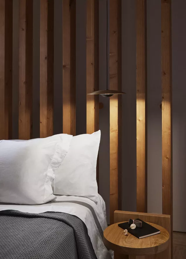 Marset Ginger Hanglamp Ø60 LED Phase Cut Zwart/wit 7 Marset Ginger Hanglamp Ø60 LED Phase Cut Zwart/wit - Image 7