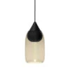 Mater Design Liuku Hanglamp Drop Zwart Eiken Smoke