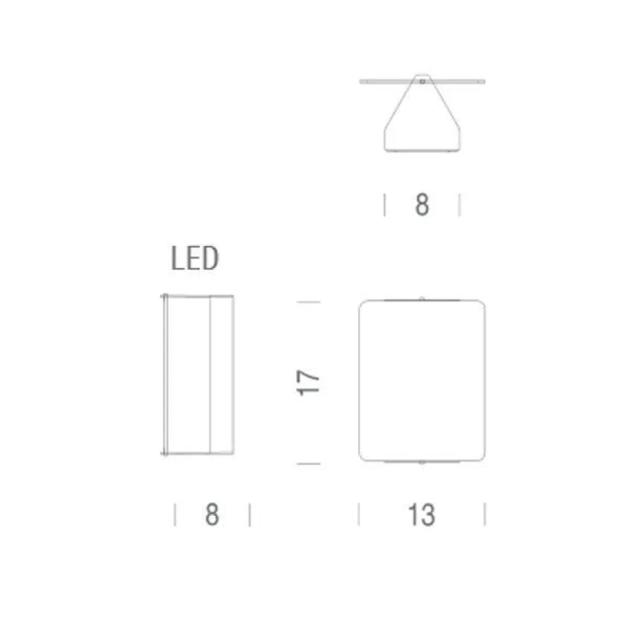 Nemo Applique à Volet Pivotant Wandlamp LED Wit/zwart Geanodiseerd 4 Nemo Applique à Volet Pivotant Wandlamp LED Wit/zwart Geanodiseerd - Image 4
