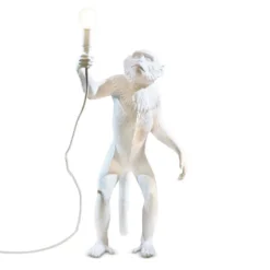 Seletti Monkey Standing Outdoor Vloerlamp Wit