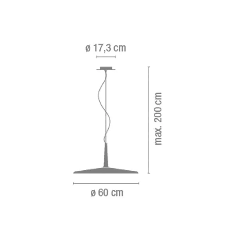 Vibia Skan 0275 Hanglamp Ø60 LED Zwart 2 Vibia Skan 0275 Hanglamp Ø60 LED Zwart - Image 2