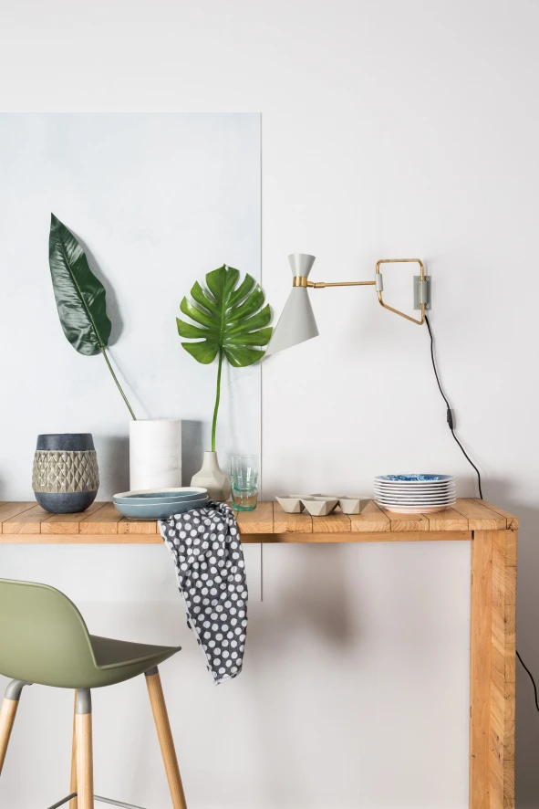 Zuiver Shady Wandlamp Grijs 6 Zuiver Shady Wandlamp Grijs - Image 6